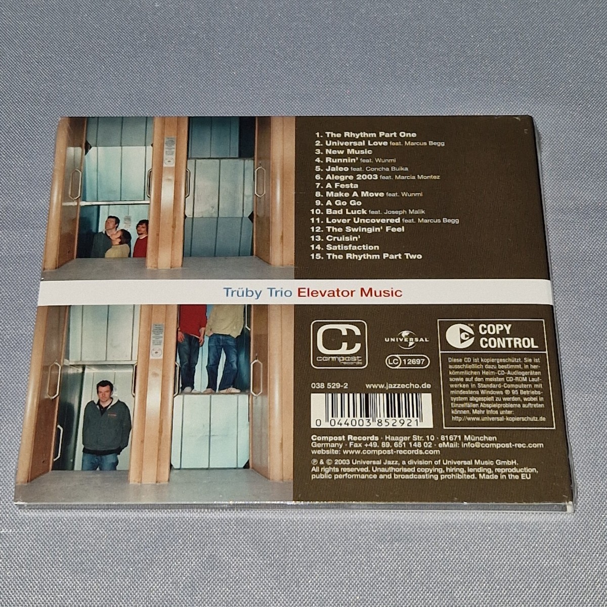 TRÜBY TRIO - ELEVATOR MUSIC / DIGIPACK-CD 2003 OVP! SEALED! | eBay