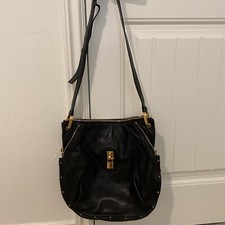 Marc Jacobs Hobo Crossbody Bag One Size - Black Leather