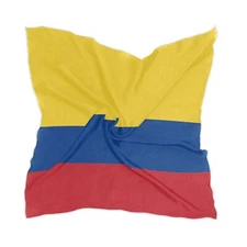PMAIHNAS Colombian Flag Silk Scarf Head Hair Wraps Bandana Square Satin Head ...