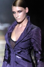 GUCCI Tom Ford RARE RUNWAY Fall 2004 Silk Pur...