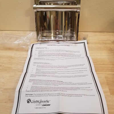 Moen Commercial 2565CH Soap Holder Chrome,  Brand New Open Box 