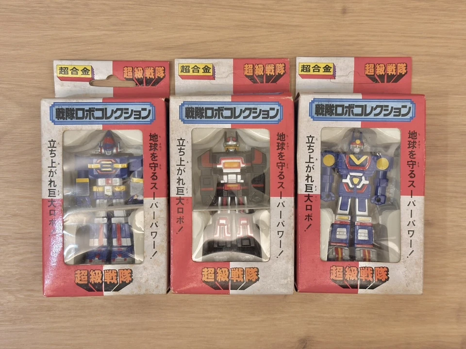 Taiwan Classic Vintage Toy Chogokin Super Sentai Robot Collection Set of 6pcs - Image 3 of 4