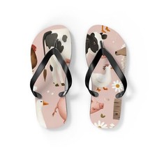 Cute Farm Animal Flip Flops  Summer Sandals, Outdoor Footwear