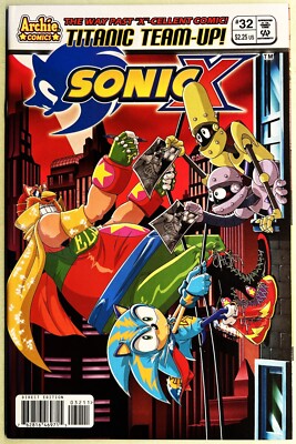 SONIC X HEDGEHOG Comic Book #32 June 2008 First Edition Bagged & Boarded NEW