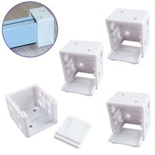6 piezas soportes ciegos soporte de montaje de cortina soporte ciego veneciano cubierta de pista