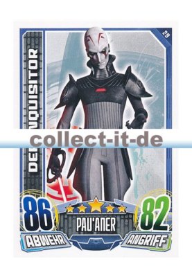 Rebell Attax Serie 1 - 29 - DER INQUISITOR - Pau'aner - Das Imperium