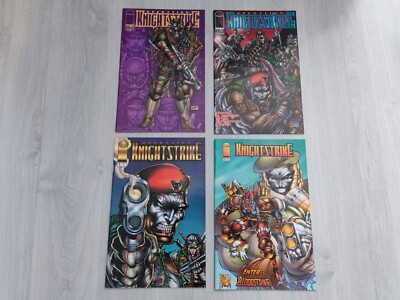Comic - Operation Knightstrike - 1 + 1 variant + 2 + 3 - vier Comics - englisch
