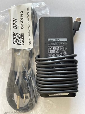 Dell Laptop Charger 65W Watt USB Type C AC Power Adapter LA65NM190 / HA65NM190