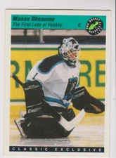 1993 Classic Prospects #5 Manon Rheaume rookie card, Canadian Hockey legend