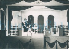 WW2 British POW Photo, Stalag 18A Prisoners Play romance 4.2x3.1"