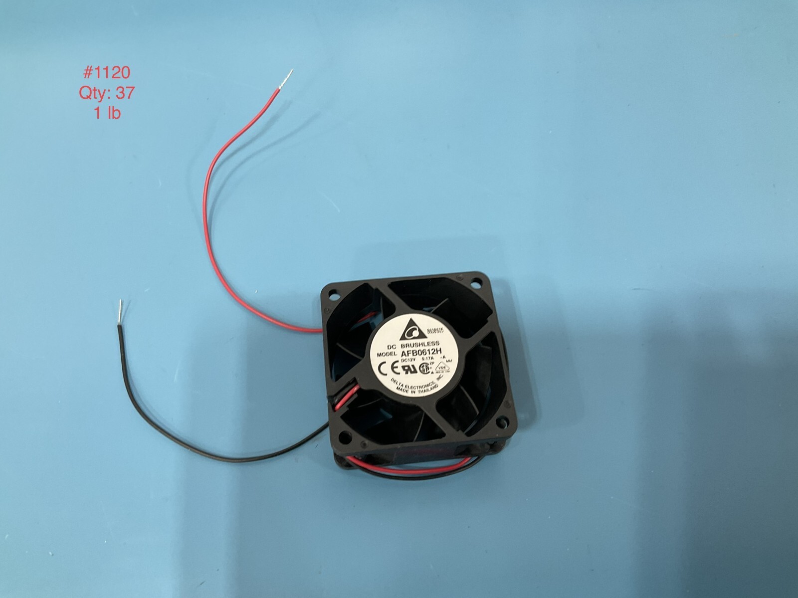 Delta AFB0612H 60mm 6025 12V 0.15A 60X60X25mm Fan
