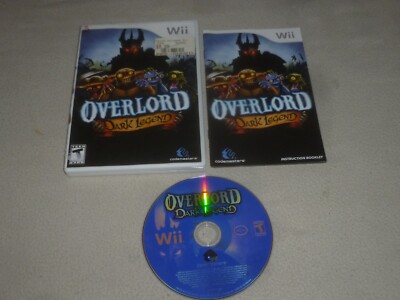 NINTENDO Wii GAME OVERLORD DARK LEGEND COMPLETE W CASE & MANUAL CODEMASTERS