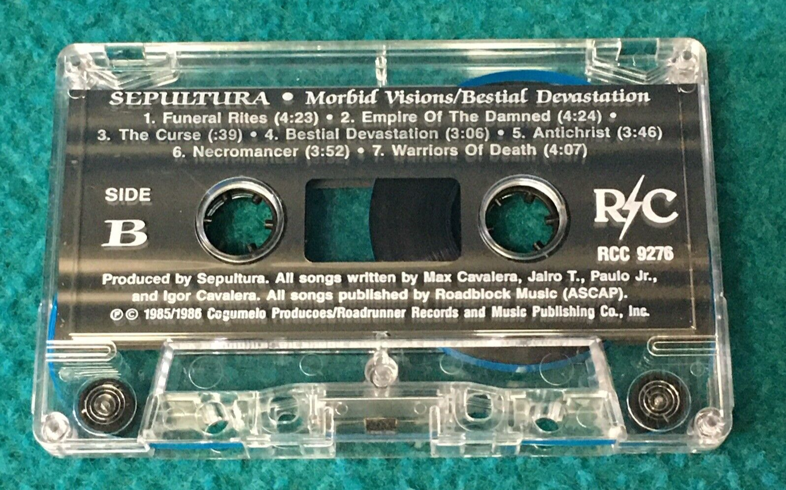 Sepultura - Morbid Visions / Bestial Devastation - Cassette, Made