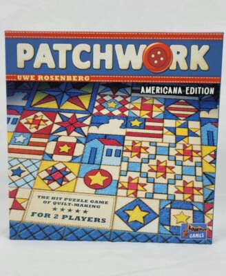 Board Game Puzzle Patchwork Americana Edition Quilt-Making Puzzle  New in Box