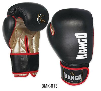 Echt Leder Boxhandschuhe Muay Thai Boxsack Handschuh MMA Training Kickboxen 
