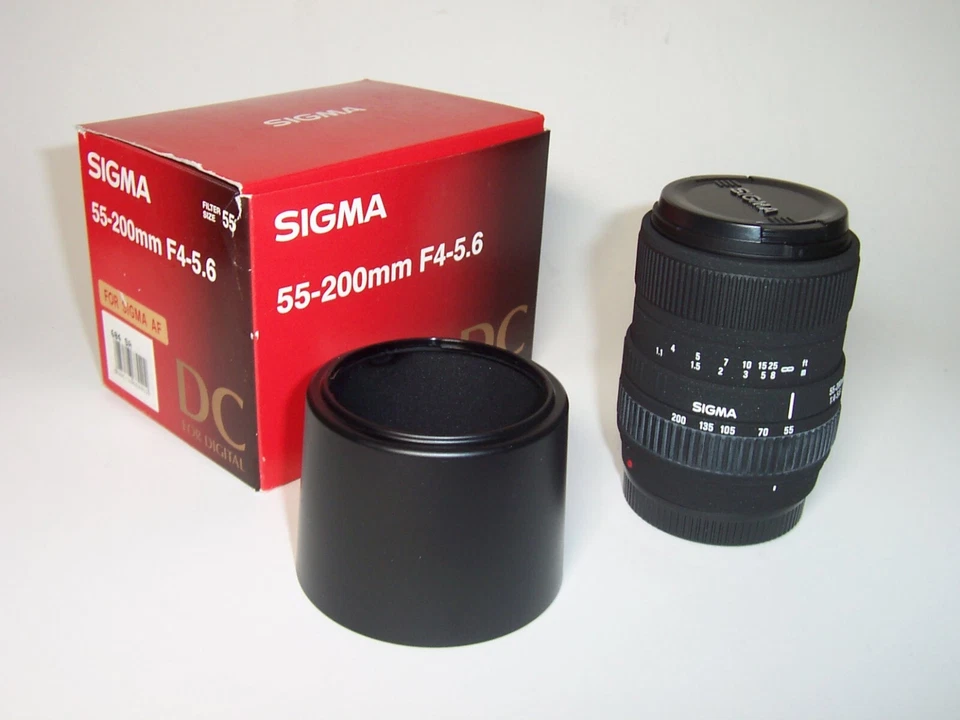 Sigma 55-200mm f 4-5,6 DC for Sigma SA - Image 2 of 2