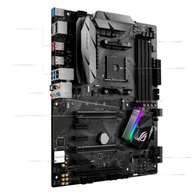 ASUS STRIX B350-F GAMING B350F M.2 Nvme SSD Motherboard AM4 DDR4 B350 Desktop