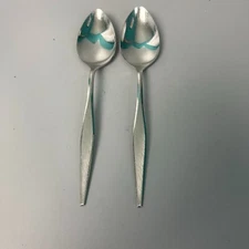Oneida WINDRIFT Stainless Wm A Rogers Premier Ltd 2 Serving Spoons