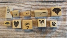 stampin up wood mounted rubber stamps Marvelous Morning Glory