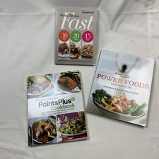 Weight Watchers 3 Softcover Books WW Points Plus Recipes Meals Cookbooks