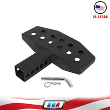 Trailer Towing Bumper Hitch Step Steel Fits 2 inch Receiver 12" x 5.1" Step Pad