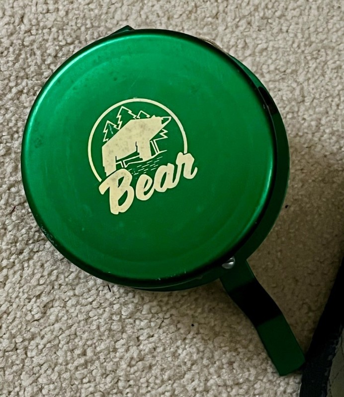 Bear Archery Bow and Arrow Clamp On Fishing Reel