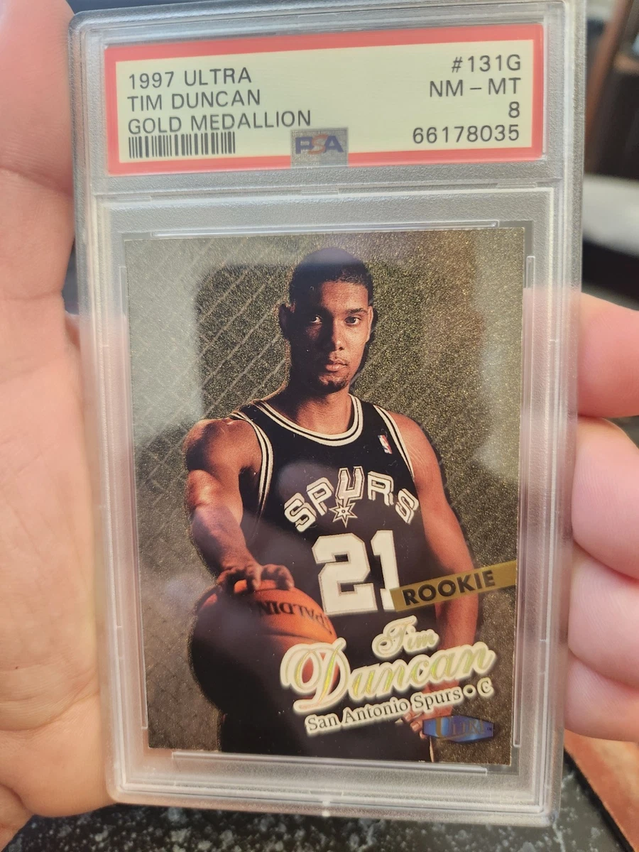 tim duncan ultra gold rc nbaカード Fleer Tim Duncan Basketball Rookie Sports Trading Cards