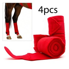 4Pcs Horse Leg Wraps Equestrian Equipment Riding Easy to Use Stable Supplies