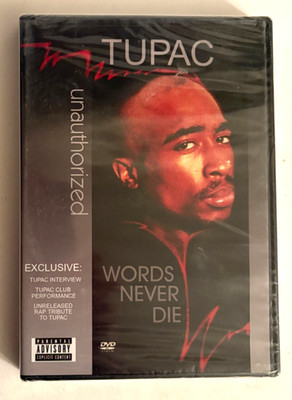 Tupac Words Never Die DVD 2006 Hip Hop Biography Unauthorized Explicit NEW!!!
