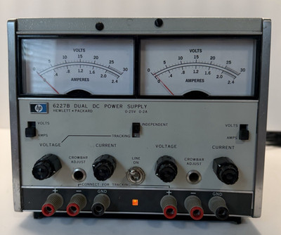 Hewlett-Packard 6227B Dual DC Power Supply - UNTESTED, Powers Up