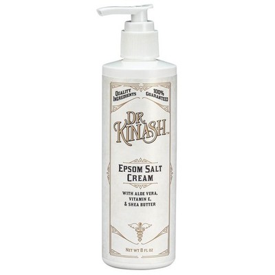 Dr. Kinash Soothing Epsom Salt Cream with aloe vera, E and shea butter to moi...