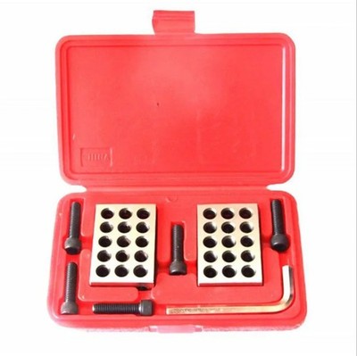 Set of 23 holes 25-50-75mm Metric Measuring Blocks Pair of Metric Pads