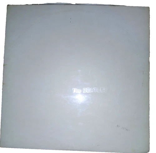 The beatles vinyl white album x 4 LP 12" . PRESS. NO. 157667