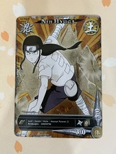 Naruto CCG, Neji Hyuga, 1155, 1st Edition, LP, Foil