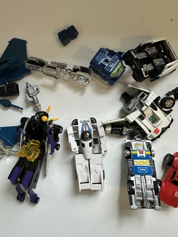 Transformers Lote De Colección Años 80 Figuras Armas - Algunas Rotas Algunas Completas Foto 3 de 4