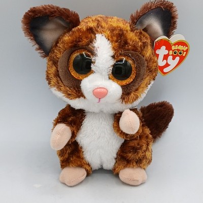 Ty Beanie Boos BINKY Brown Galago Bush Baby (6 Inch) Stuffed Plush Toy