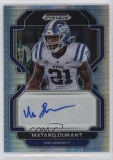 2023 Panini Prizm Draft Picks 2022 Update Hyper Mataeo Durant #RA-MDU Auto dq2