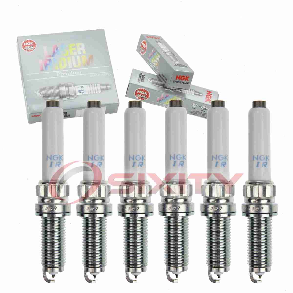 6 pc NGK Laser Iridium Spark Plugs for 2016-2018 BMW 340i 3.0L L6 Ignition qj
