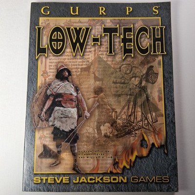 SJG GURPS 4th Ed Low-Tech Book VG+/NM