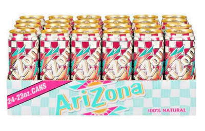   ARIZONA Raspberry Tea   Bulk Case of 24, 680ml Cans  