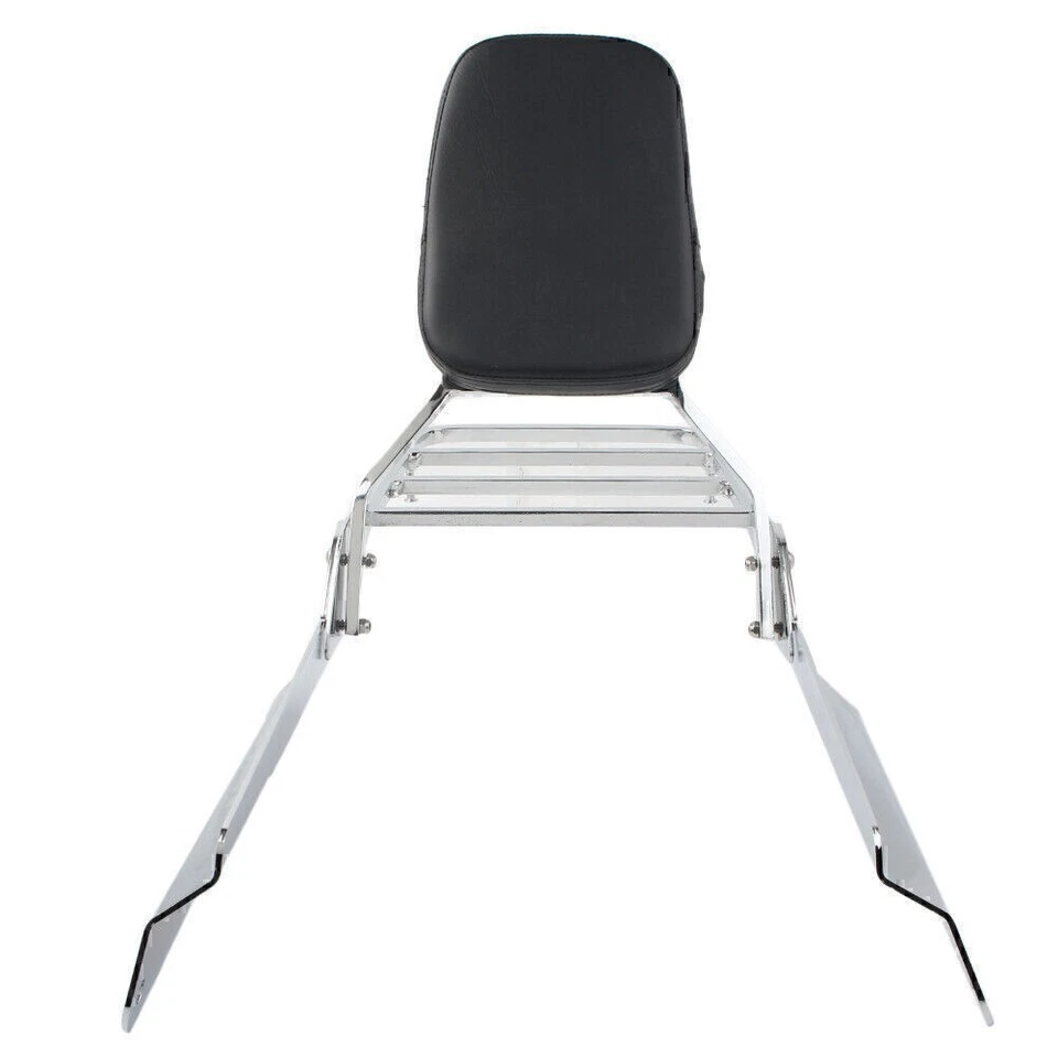 Respaldos traseros y barra Sissy con portaequipajes para Honda VTX1300 VTX1800 N/R/S/T 02-09 Foto 4 de 4