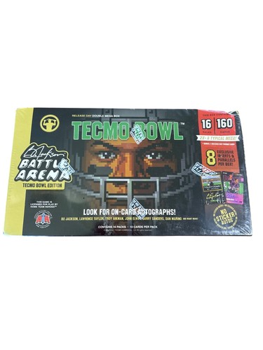 Bo Jackson Battle Arena Tecmo Bowl Release Day Double Mega Box - SEALED