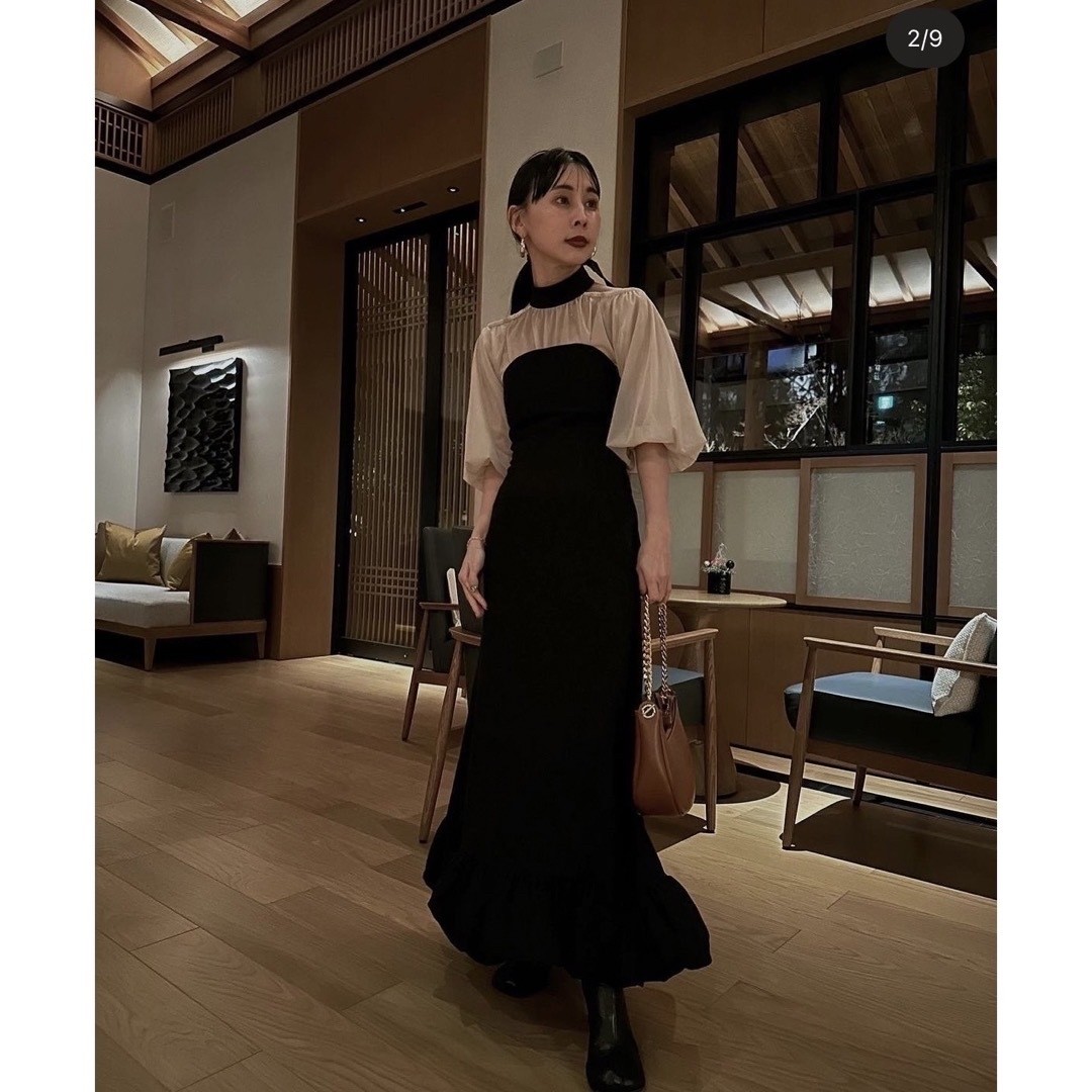 Ameri Vintage Layered Balloon Dress - image 2