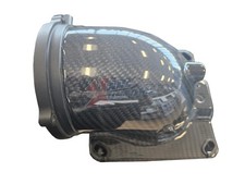 Gm Ls 104mm Efi Throttle Body Elbow 4150 Flange Carbon Fiber Whardware Black