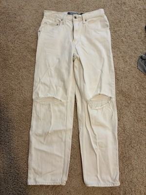 Levi s Silver Tab  94 baggy White Denim jeans Size 30