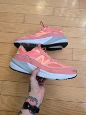 New Balance  990v6 Made in USA 'Sunrise' pastel orange sneakers  MENS 10