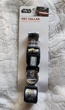 STAR WARS Pet Collar  Small/Medium  11 to 19 Inches  NEW  Cat or Dog  Boba Fett, Yoda