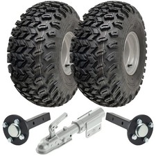 22x11.00-8 Utility ATV Quad Trailer Kit P334 Wheels Axles & Swivel Hitch 900