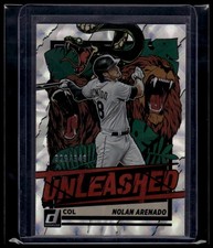2021 Donruss #UNL21 Nolan Arenado Unleashed Silver #/349