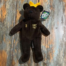 NWT Vintage Babe Ruth 3 Home Run "60" 1927 BAMM BEANO's Plush Bear 1998